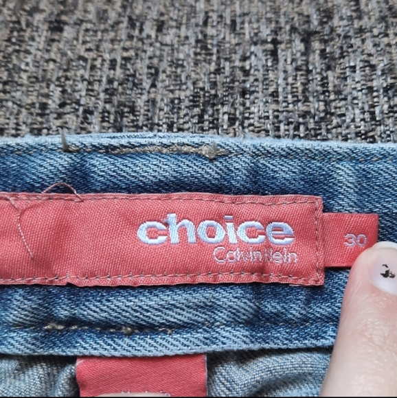 ~{Calvin Klein}~ Vintage patchwork flare jeans. - Picture 8 of 8